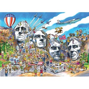 Cobble Hill (53503) - "Mount Rushmore" - 1000 pieces puzzle