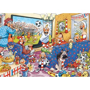 Jumbo (17408) - Graham Thompson: "Wasgij Original #21: Football Fever" - 1000 pieces puzzle