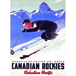 Eurographics (6000-0326) - "Banff and Lake Louise Ski Areas" - 1000 pieces puzzle