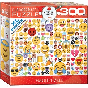 Eurographics (8300-0816) - "Emojipuzzle" - 300 pieces puzzle