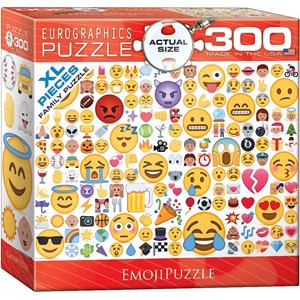 Eurographics (8300-0816) - "Emojipuzzle" - 300 pieces puzzle