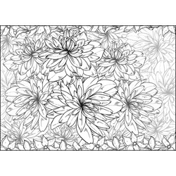 Tactic (54205) - "Colour in Floral" - 1000 pieces puzzle