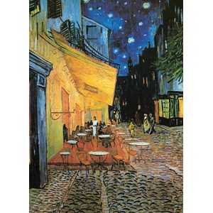 Eurographics (6000-2143) - Vincent van Gogh: "Cafe at Night" - 1000 pieces puzzle