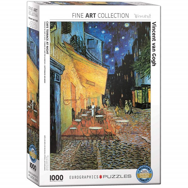 Eurographics (6000-2143) - Vincent van Gogh: "Cafe at Night" - 1000 pieces puzzle