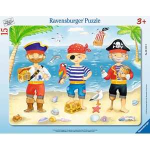 Ravensburger (06112) - "Pirates Voyage of Discovery" - 15 pieces puzzle