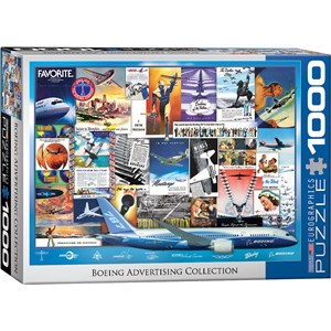 Eurographics (6000-0932) - "Boeing Advertising Collection" - 1000 pieces puzzle