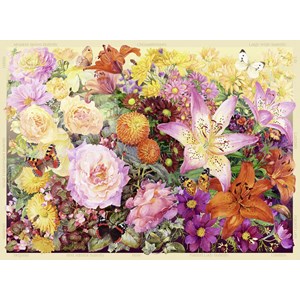 Ravensburger (14692) - "The Cottage Garden No 3, Autumn" - 500 pieces puzzle