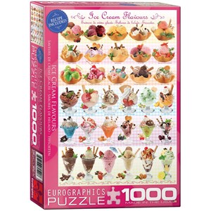 Eurographics (6000-0590) - "Ice Cream Flavours" - 1000 pieces puzzle