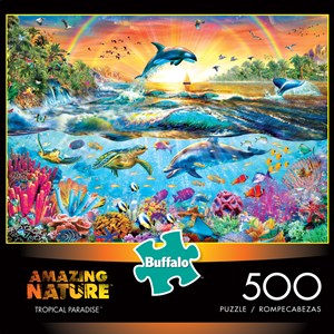 Buffalo Games (3771) - Adrian Chesterman: "Tropical Paradise (Amazing Nature)" - 500 pieces puzzle