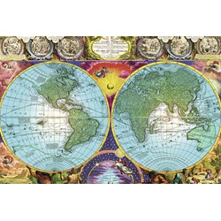 Ravensburger (17074) - Tom Antonishak: "Antique Map" - 3000 pieces puzzle