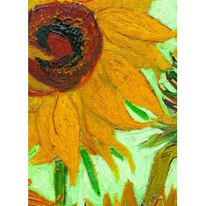 Eurographics (6000-5429) - Vincent van Gogh: "Twelve Sunflowers (Detail)" - 1000 pieces puzzle