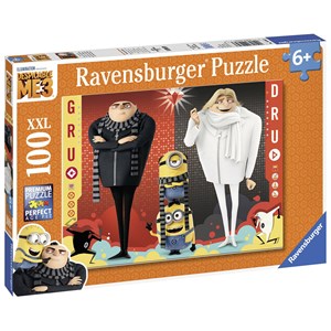 Ravensburger (10962) - "Gru and Dru" - 100 pieces puzzle