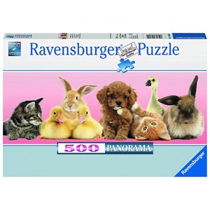 Ravensburger (14801) - "Animal Friends" - 500 pieces puzzle