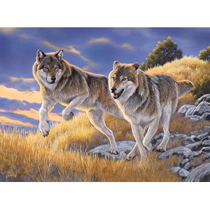 Clementoni (35033) - Al Agnew: "The Wolves" - 500 pieces puzzle