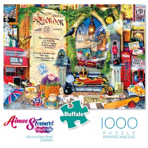 Buffalo Games (11741) - Aimee Stewart: "London (Life is an Open Book)" - 1000 pieces puzzle
