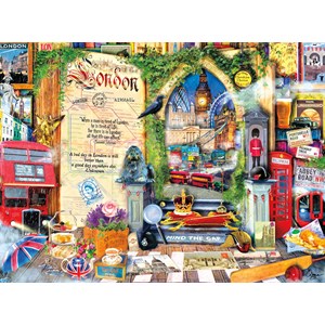 Buffalo Games (11741) - Aimee Stewart: "London (Life is an Open Book)" - 1000 pieces puzzle