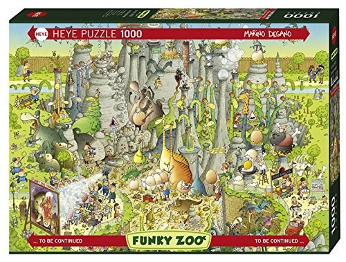 Heye (29727) - Marino Degano: "Jurassic Habitat" - 1000 pieces puzzle