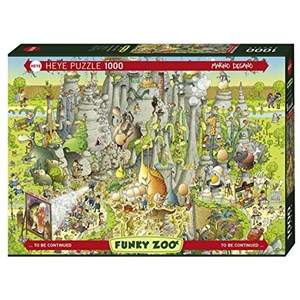 Heye (29727) - Marino Degano: "Jurassic Habitat" - 1000 pieces puzzle