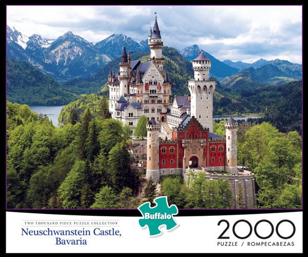 Buffalo Games (2042) - "Neuschwanstein Castle, Bavaria" - 2000 pieces puzzle