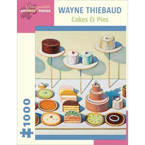 Pomegranate (AA834) - Wayne Thiebaud: "Cakes & Pies" - 1000 pieces puzzle