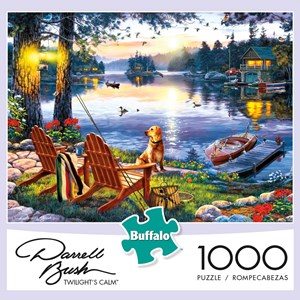 Buffalo Games (11245) - Darrell Bush: "Twillight's Calm" - 1000 pieces puzzle