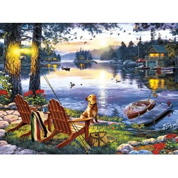 Buffalo Games (11245) - Darrell Bush: "Twillight's Calm" - 1000 pieces puzzle