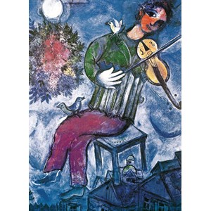 Eurographics (6000-0852) - Marc Chagall: "The Blue Violinist" - 1000 pieces puzzle