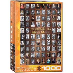 Eurographics (6000-0249) - "Famous Writers" - 1000 pieces puzzle