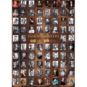 Eurographics (6000-0249) - "Famous Writers" - 1000 pieces puzzle