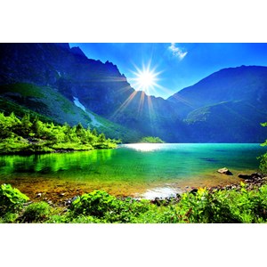 Trefl (102024) - "Morskie Lake" - 1000 pieces puzzle