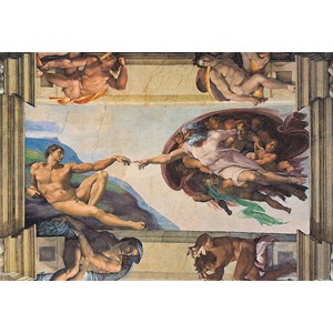 Clementoni (31402) - Michelangelo: "The Creation of Man" - 1000 pieces puzzle