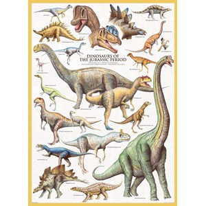 Eurographics (6000-0099) - "Dinosaurs Jurassic" - 1000 pieces puzzle