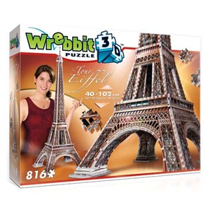 Wrebbit (W3D-2009) - "Le Tour Eiffel" - 816 pieces puzzle