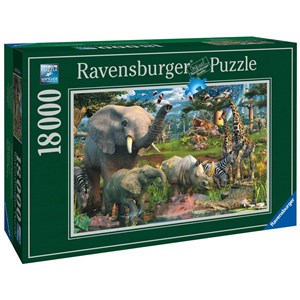 Ravensburger (17823) - "At the Waterhole" - 18000 pieces puzzle