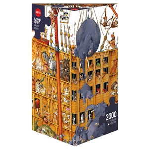Heye (25475) - Jean-Jacques Loup: "Noah's Ark" - 2000 pieces puzzle