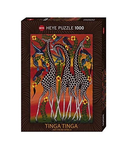 Heye (29426) - Edward Saidi Tingatinga: "Giraffes" - 1000 pieces puzzle