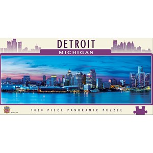 MasterPieces (71597) - "Detroit, Michigan" - 1000 pieces puzzle