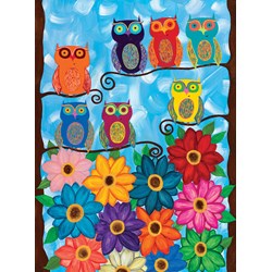 Clementoni (35024) - Kerri Ambrosino: "Cute Little Owls" - 500 pieces puzzle