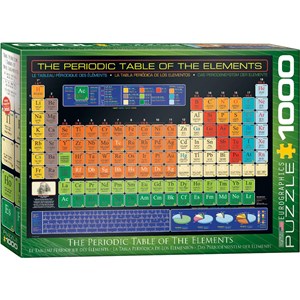 Eurographics (6000-1001) - "The Periodic Table of the Elements" - 1000 pieces puzzle