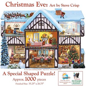 SunsOut (95971) - Steve Crisp: "Christmas Eve" - 1000 pieces puzzle