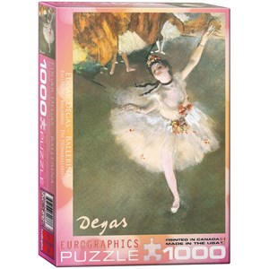 Eurographics (6000-2033) - Edgar Degas: "The Star (Dancer on Stage)" - 1000 pieces puzzle