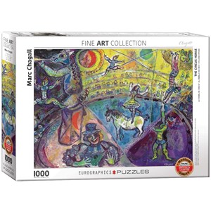 Eurographics (6000-0851) - Marc Chagall: "The Circus Horse" - 1000 pieces puzzle