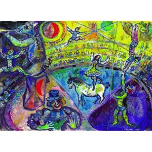 Eurographics (6000-0851) - Marc Chagall: "The Circus Horse" - 1000 pieces puzzle