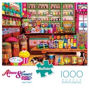 Buffalo Games (11745) - Aimee Stewart: "Sweet Shop" - 1000 pieces puzzle