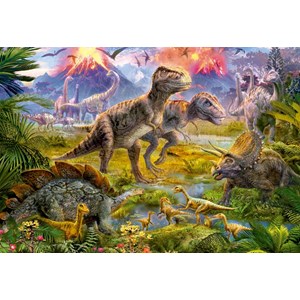 Educa (15969) - "Dinosaur Gathering" - 500 pieces puzzle