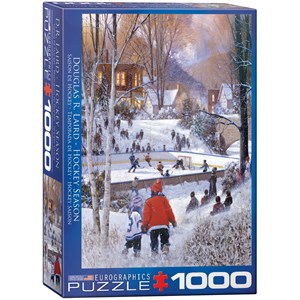 Eurographics (6000-0688) - Douglas Laird: "Hockey Season" - 1000 pieces puzzle