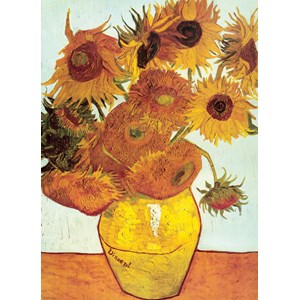 Eurographics (6000-3688) - Vincent van Gogh: "Twelve Sunflowers" - 1000 pieces puzzle