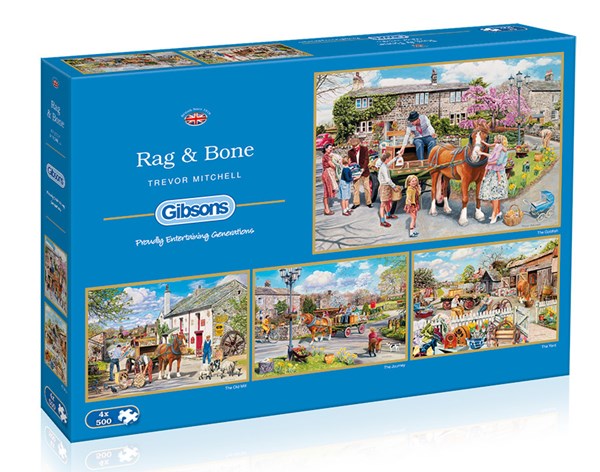 Gibsons (G5018) - Trevor Mitchell: "Rag & Bone" - 500 pieces puzzle