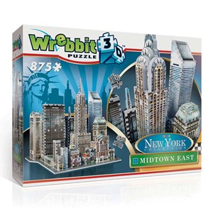 Wrebbit (W3D-2011) - "New York: Midtown East - Chrysler" - 875 pieces puzzle