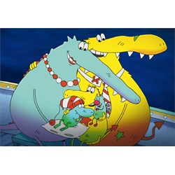 Schmidt Spiele (56227) - "Molly Monster, Big sister" - 48 pieces puzzle